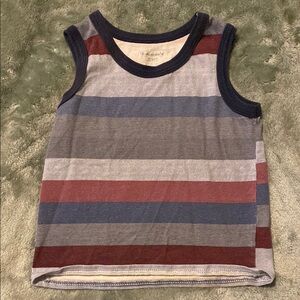 Striped Sleeveless Kids Top - Multicolor